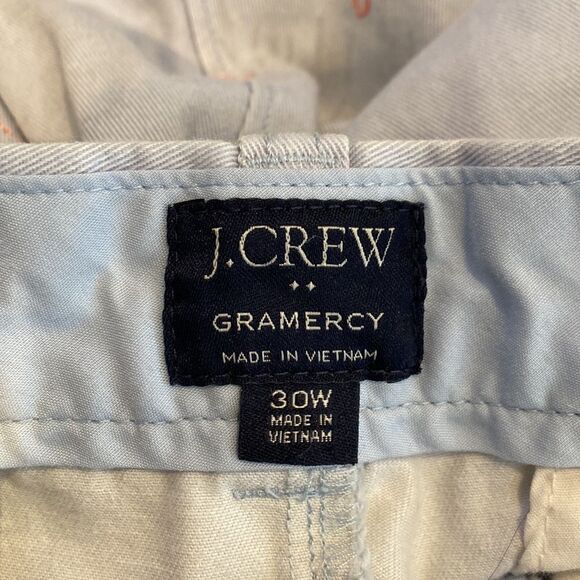 J Crew 30W Shorts Pink Flamingo Print Pattern Pockets Belt Loops - Picture 4 of 5